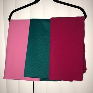 Bundle of 3 LuLaRoe Cassie Skirts - 3X